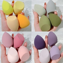 Load image into Gallery viewer, 4PCS Water Drop Beauty Makeup Sponge Cosmetic Puff Blending Facial  Foundation Powder  Make Up Sponges  Accessories Maquillaje
