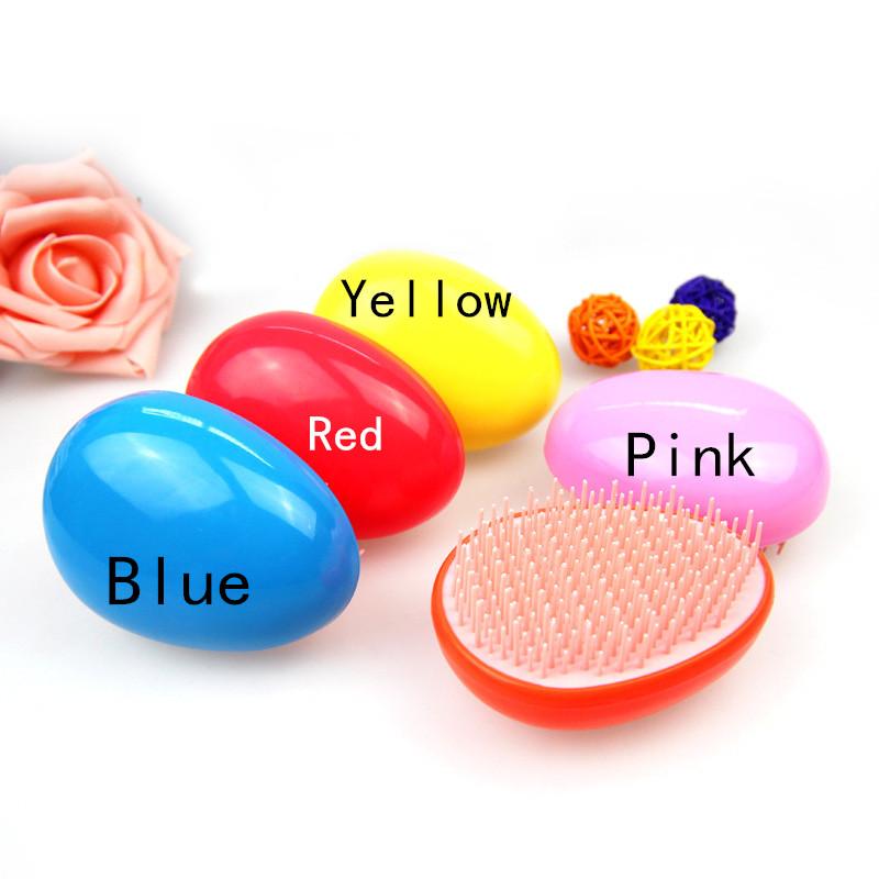 1pc Egg Design Magic Hair Brush Plastic Tangle Detangling Comb Head Scalp Massage Comb Salon Shower Hair Styling Tools