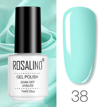 Load image into Gallery viewer, ROSALIND Gel Polish Set Manicure for Nails Semi Permanent Vernis top coat UV LED Gel Varnish Soak Off Nail Art Gel Nail Polish
