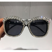 Load image into Gallery viewer, Cat Eye Sunglasses Women Rhinestone Fashion Shades
