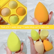 Load image into Gallery viewer, 4PCS Water Drop Beauty Makeup Sponge Cosmetic Puff Blending Facial  Foundation Powder  Make Up Sponges  Accessories Maquillaje
