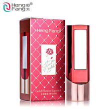 Load image into Gallery viewer, Gold Flower Lipstick 3 Fruit Flavors Temperature changed Lip Balm Moisturizer Lips 3.5g Makeup Brand HengFang #H9302
