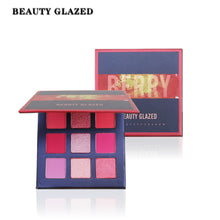 Load image into Gallery viewer, Beauty Glazed 9 Colors Eyeshadow Pallete Pink Yellow Glitter Shimmer Matte Eye Shadow Makeup Palette Cosmetics Pigment Sombras
