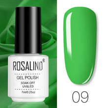 Load image into Gallery viewer, ROSALIND Gel Polish Set Manicure for Nails Semi Permanent Vernis top coat UV LED Gel Varnish Soak Off Nail Art Gel Nail Polish
