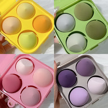 Load image into Gallery viewer, 4PCS Water Drop Beauty Makeup Sponge Cosmetic Puff Blending Facial  Foundation Powder  Make Up Sponges  Accessories Maquillaje
