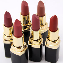 Load image into Gallery viewer, Matte Lipstick Lot Cosmetic Waterproof Long Lasting Pigment Velvet Miss Rose Brand Sexy Red Lip Matte Nude Lipstick
