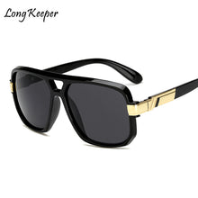 Load image into Gallery viewer, Long Keeper Square Sunglasses Men Luxury Brand Design Couple Lady Celebrity Flat Hot Women Sun Glasses Super Star Cool Eyewear
