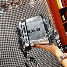 Load image into Gallery viewer, Summer Women Letter Shoulder Bags Female Handbag PU Messenger Bags For Ladies Exquisite Crossbody Bucket Bag
