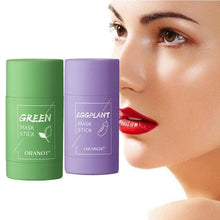 Load image into Gallery viewer, Cleansing Green Stick Green Tea Stick Mask Purifying Clay Stick Mask Oil Control Anti-acne Eggplant Skin Care Whitening
