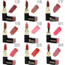 Load image into Gallery viewer, Matte Lipstick Lot Cosmetic Waterproof Long Lasting Pigment Velvet Miss Rose Brand Sexy Red Lip Matte Nude Lipstick
