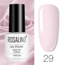 Load image into Gallery viewer, ROSALIND Gel Polish Set Manicure for Nails Semi Permanent Vernis top coat UV LED Gel Varnish Soak Off Nail Art Gel Nail Polish
