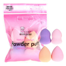 Load image into Gallery viewer, 4Pcs/set Mini Beauty Soft Makeup Sponge Puff Face Nose Facial Foundation Base Liquid Powder Blending Drop Shape Cosmetic Tool
