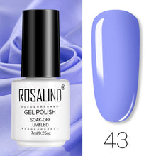 Load image into Gallery viewer, ROSALIND Gel Polish Set Manicure for Nails Semi Permanent Vernis top coat UV LED Gel Varnish Soak Off Nail Art Gel Nail Polish
