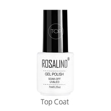 Load image into Gallery viewer, ROSALIND Gel Polish Set Manicure for Nails Semi Permanent Vernis top coat UV LED Gel Varnish Soak Off Nail Art Gel Nail Polish
