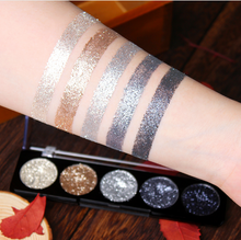 Load image into Gallery viewer, IMAGIC Glitter Eye Shadow Palette Buy 3 Get 1 Gift 3pcs/set 5 Colors Glitters
