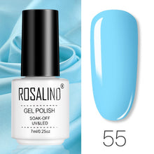 Load image into Gallery viewer, ROSALIND Gel Polish Set Manicure for Nails Semi Permanent Vernis top coat UV LED Gel Varnish Soak Off Nail Art Gel Nail Polish
