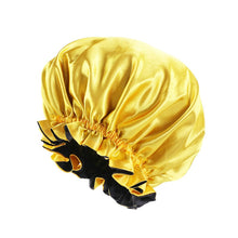 Load image into Gallery viewer, New Fashion Women Satin Night Sleep Cap Hair Bonnet Hat Silk Head Cover Elastic Band Nightcap Bath Spa bonnet de nuit
