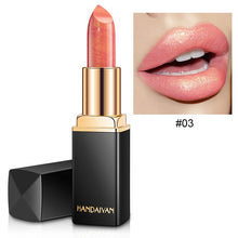 Load image into Gallery viewer, 2019 New 9 Colors Luxury Lipstick Lips Makeup Waterproof Shimmer Long Lasting Pigment Nude Pink Mermaid Shimmer Lipsticks Makeup
