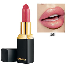 Load image into Gallery viewer, 2019 New 9 Colors Luxury Lipstick Lips Makeup Waterproof Shimmer Long Lasting Pigment Nude Pink Mermaid Shimmer Lipsticks Makeup
