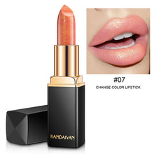 Load image into Gallery viewer, 2019 New 9 Colors Luxury Lipstick Lips Makeup Waterproof Shimmer Long Lasting Pigment Nude Pink Mermaid Shimmer Lipsticks Makeup
