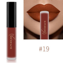 Load image into Gallery viewer, NICEFACE Lip Gloss 34 Colors Nude Matte Liquid Lipstick Mate Waterproof Long Lasting Moisturizing Lipgloss Lip Makeup Cosmetics
