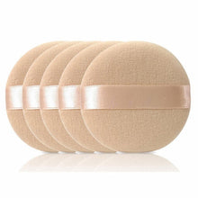 Load image into Gallery viewer, 10pcs Professional Round Shape Facial Face Body Powder Foundation Puff Portable Soft Cosmetic Puff Makeup Foundation Sponge Lot
