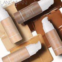 Load image into Gallery viewer, Langmanni 30ml Liquid Foundation Soft Matte Concealer 13 Colors Primer Base Professional Face Make up Foundation Contour Palette
