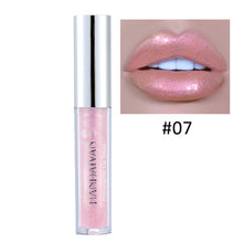 Load image into Gallery viewer, Glitter Liquid Lipstick Lip Plumper Gloss Crystal Glow Laser Holographic Lipsticks Mermaid Pigment Shiny Lipgloss Tube Makeup
