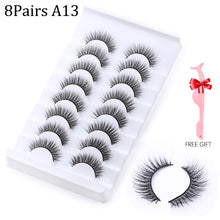 Load image into Gallery viewer, 5/8/10 pairs 3D Mink Lashes Natural False Eyelashes Dramatic Volume Fake Lashes Makeup Eyelash Extension Silk Eyelashes
