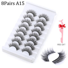 Load image into Gallery viewer, 5/8/10 pairs 3D Mink Lashes Natural False Eyelashes Dramatic Volume Fake Lashes Makeup Eyelash Extension Silk Eyelashes
