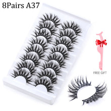 Load image into Gallery viewer, 5/8/10 pairs 3D Mink Lashes Natural False Eyelashes Dramatic Volume Fake Lashes Makeup Eyelash Extension Silk Eyelashes
