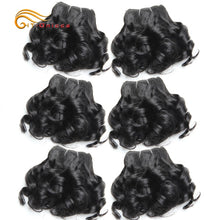 Load image into Gallery viewer, Curly Human Hair Bundles 100% Human Hair Bundles Brazilian Hair Weave Bundles 6 Pcs/Lot Color 1B/2/4/30/33/99J Curly Hair
