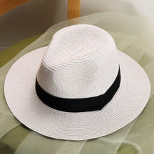 Load image into Gallery viewer, Summer Sun Hats for Women Man Beach Straw Hat For Men UV Protection Cap Panama Hat Chapeau Femme 2020 New
