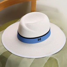 Load image into Gallery viewer, Summer Sun Hats for Women Man Beach Straw Hat For Men UV Protection Cap Panama Hat Chapeau Femme 2020 New
