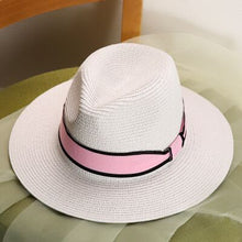 Load image into Gallery viewer, Summer Sun Hats for Women Man Beach Straw Hat For Men UV Protection Cap Panama Hat Chapeau Femme 2020 New
