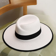 Load image into Gallery viewer, Summer Sun Hats for Women Man Beach Straw Hat For Men UV Protection Cap Panama Hat Chapeau Femme 2020 New
