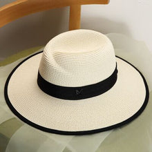 Load image into Gallery viewer, Summer Sun Hats for Women Man Beach Straw Hat For Men UV Protection Cap Panama Hat Chapeau Femme 2020 New
