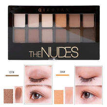 Load image into Gallery viewer, 18 Colors Nude Shining Eyeshadow Matte Makeup Glitter Pigment Smoky Eye Shadow Pallete Waterproof Powder 9 Colors Cosmetics
