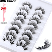 Load image into Gallery viewer, 5/8/10 pairs 3D Mink Lashes Natural False Eyelashes Dramatic Volume Fake Lashes Makeup Eyelash Extension Silk Eyelashes
