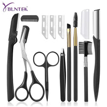 Load image into Gallery viewer, YBLNTEK 5/8PCS Eyebrow Trimmer Eyebrow Razor Kit Eyebrow Scissors Eyebrow Comb Razor for Face Tweezers Eyelash Eyelash Brush
