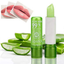 Load image into Gallery viewer, 1PC Moisture Lip Balm Long-Lasting Natural Aloe Vera Lipstick Color Mood Changing Long Lasting Moisturizing Lipstick Anti Aging
