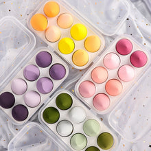 Load image into Gallery viewer, 1/4/8pcs New Beauty Egg Set Gourd Water Drop Puff Makeup Puff Set Colorful Cushion Cosmestic Sponge Egg Tool Wet and Dry Use
