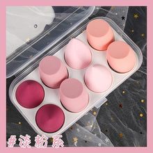 Load image into Gallery viewer, 1/4/8pcs New Beauty Egg Set Gourd Water Drop Puff Makeup Puff Set Colorful Cushion Cosmestic Sponge Egg Tool Wet and Dry Use
