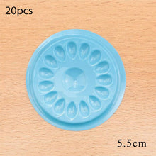 Load image into Gallery viewer, Wholesale Glue Gasket Eyelash glue holder Adhesive Pallet Eyelash Extension glue pads stand on eyelash plastic makeup tools
