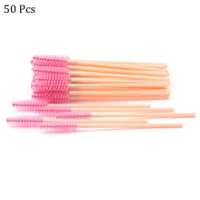 Load image into Gallery viewer, Eyelash Extension Disposable Eyebrow brush Mascara Wand Applicator Spoolers Eye Lashes Cosmetic Brushes Set makeup tools
