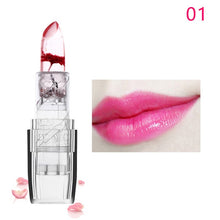 Load image into Gallery viewer, Hot Sale Flower Moisturizing Long Lasting Lipstick Color Jelly Transparent Temperature Change matte lipstick Lip Balm Makeup
