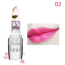 Load image into Gallery viewer, Hot Sale Flower Moisturizing Long Lasting Lipstick Color Jelly Transparent Temperature Change matte lipstick Lip Balm Makeup
