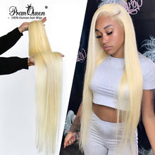 Load image into Gallery viewer, Promqueen 613 Bundle Brazilian Human Hair Bundles Weave 9A Virgin Hair 30 32 38 40 Inch Long Hair Bundles Straight Blonde Bundle
