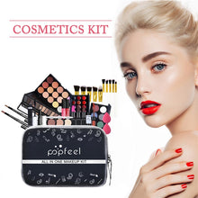 Load image into Gallery viewer, ALL IN ONE Makeup Kit Eyeshadow Eyeliner Foundation Cream Makeup Bag Concealer Lipstick Brush Make Up Kit With Makeup Bag
