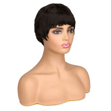 Load image into Gallery viewer, WHIMSICAL W Women Synthetic Short Black Wigs Natural Hair Wigs Heat Resistant Hair Wig for Women
